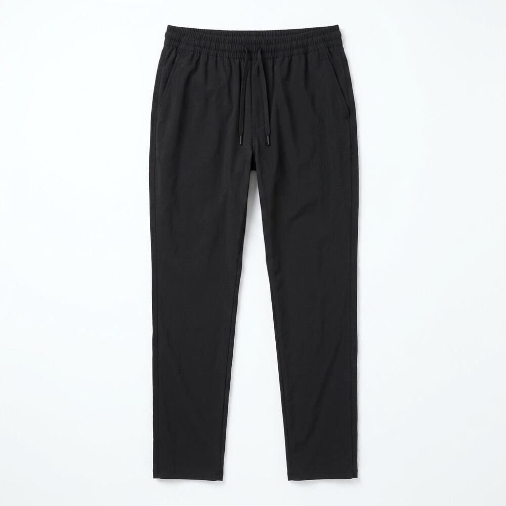 All In Motion Stretch Ripstop Hiking Track Pants Black Slim Leg Mens Small